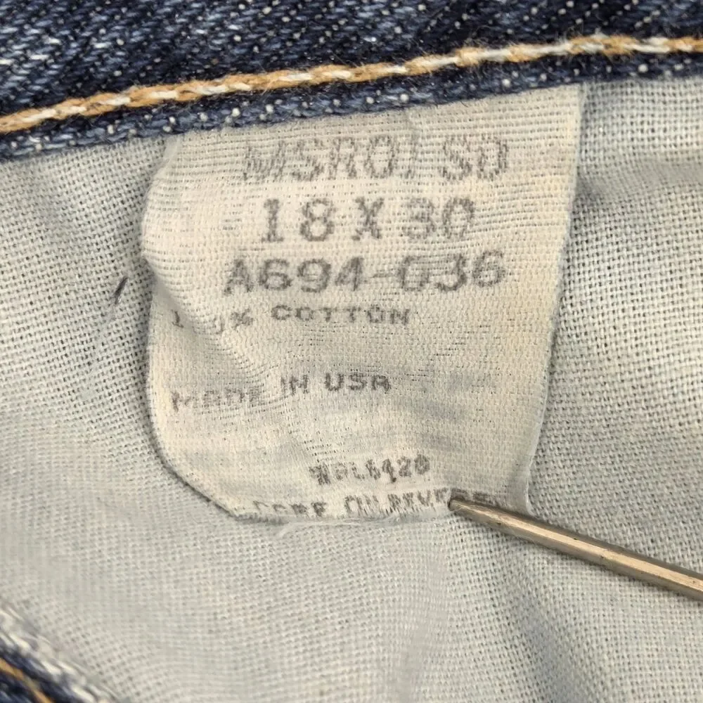Vintage Wrangler For Women Jeans Size 18x30 Straight Leg Western Cowboy Rodeo